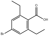 4-BROMO-2,6-DIETHYLBENZOIC ACID Structure