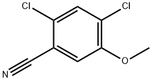 2,4-DICHLORO-5-METHOXYBENZONITRILE Struktur