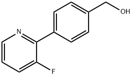 (4-(3-FLUOROPYRIDIN-2-YL)PHENYL)METHANOL Struktur