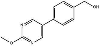 (4-(2-METHOXYPYRIMIDIN-5-YL)PHENYL)METHANOL Struktur