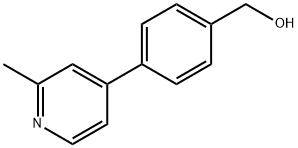 (4-(2-METHYLPYRIDIN-4-YL)PHENYL)METHANOL Struktur