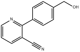 2-(4-(HYDROXYMETHYL)PHENYL)NICOTINONITRILE Struktur