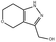 (1,4,6,7-Tetrahydro-pyrano[4,3-c]pyrazol-3-yl)-methanol Struktur