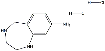 2,3,4,5-TETRAHYDRO-1H-BENZO[E][1,4]DIAZEPIN-8-YLAMINE 2HCL Struktur