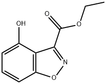 Ethyl 4-hydroxybenzo[d]isoxazole-3-carboxylate Struktur