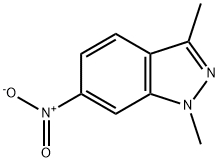 1,3-Dimethyl-6-nitro-1H-indazole Struktur