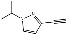 3-Ethynyl-1-isopropyl-1H-pyrazole Struktur