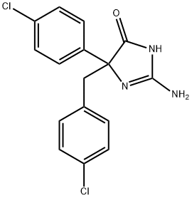 2-amino-5-(4-chlorophenyl)-5-[(4-chlorophenyl)methyl]-4,5-dihydro-1H-imidazol-4-one|2-amino-5-(4-chlorophenyl)-5-[(4-chlorophenyl)methyl]-4,5-dihydro-1H-imidazol-4-one