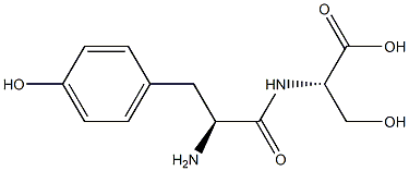 L-Serine, N-L-tyrosyl- Struktur