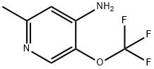 4-Amino-2-methyl-5-(trifluoromethoxy)pyridine Struktur