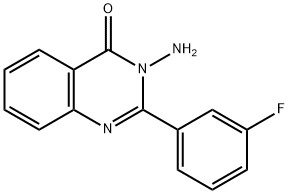 3-AMINO-2-(3-FLUOROPHENYL)QUINAZOLIN-4(3H)-ONE Struktur