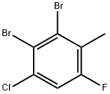 2,3-DIBROMO-1-CHLORO-5-FLUORO-4-METHYLBENZENE Struktur