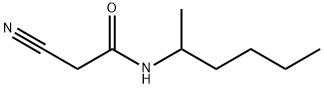 2-CYANO-N-(HEXAN-2-YL)ACETAMIDE Struktur