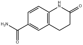 2-OXO-1,2,3,4-TETRAHYDROQUINOLINE-6-CARBOXAMIDE Struktur