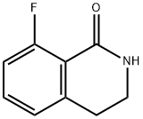 8-fluoro-3,4-dihydro-2H-isoquinolin-1-one Struktur