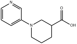 1-(Pyridin-3-yl)piperidine-3-carboxylic acid Struktur