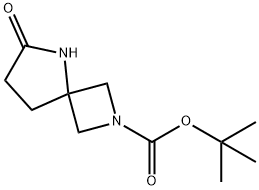 tert-butyl 6-oxo-2,5-diazaspiro[3.4]octane-2-carboxylate Struktur