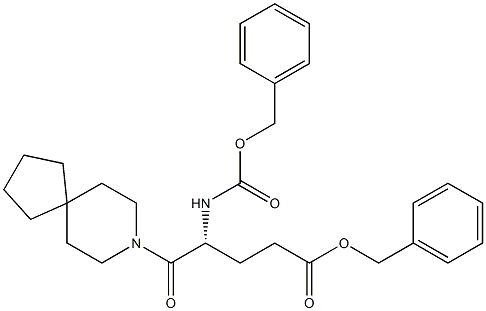 (R)-benzyl 4-(((benzyloxy)carbonyl)amino)-5-oxo-5-(8-azaspiro[4.5]decan-8-yl)pentanoate