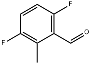 3,6-difluoro-2-methylbenzaldehyde Struktur