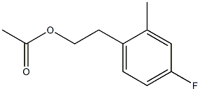 4-FLUORO-2-METHYLPHENETHYL ACETATE Struktur