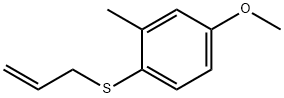 ALLYL(4-METHOXY-2-METHYLPHENYL)SULFANE Struktur