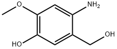 4-Amino-5-hydroxymethyl-2-methoxy-phenol Struktur