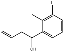 1-(3-FLUORO-2-METHYLPHENYL)BUT-3-EN-1-OL Struktur