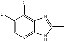 6,7-Dichloro-2-methyl-3H-imidazo[4,5-b]pyridine Struktur