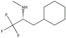 (R)-N-METHYL-3-CYCLOHEXYL-1,1,1-TRIFLUOROPROPAN-2-AMINE Struktur