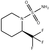 (R)-2-TRIFLUOROMETHYLPIPERIDINE SULFONAMIDE Struktur