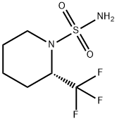 (S)-2-TRIFLUOROMETHYLPIPERIDINE SULFONAMIDE Struktur