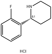 (R)-2-(2-fluorophenyl)piperidine hydrochloride Structure