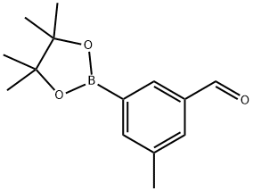 (3-FORMYL-5-METHYLPHENYL)BORONIC ACID PINACOL ESTER Struktur