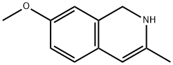 7-methoxy-3-methyl-1,2-dihydroisoquinoline Struktur