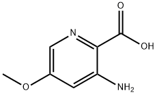 3-Amino-5-methoxypicolinic acid Struktur