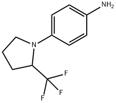 4-[2-(TRIFLUOROMETHYL)PYRROLIDIN-1-YL]ANILINE Struktur