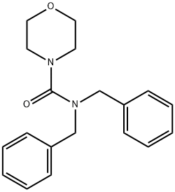 N,N-dibenzylmorpholine-4-carboxamide Struktur