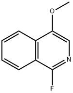 1-FLUORO-4-METHOXYISOQUINOLINE Struktur