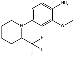 2-METHOXY-4-(2-TRIFLUOROMETHYL-PIPERIDIN-1-YL)ANILINE Struktur