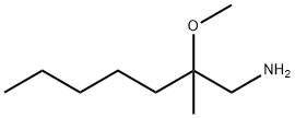 2-METHOXY-2-METHYLHEPTAN-1-AMINE Struktur