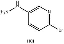 2-BROMO-5-HYDRAZINYLPYRIDINE HCL Struktur