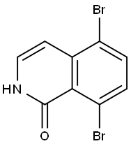 5,8-dibromo-1,2-dihydroisoquinolin-1-one Struktur