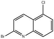 2-Bromo-5-chloro-quinoline Struktur