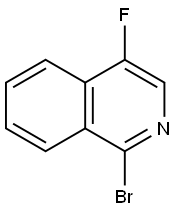 1-Bromo-4-fluoroisoquinoline Struktur