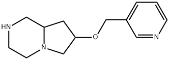 7-(pyridin-3-ylmethoxy)octahydropyrrolo[1,2-a]pyrazine Struktur