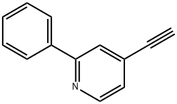 4-ethynyl-2-phenylpyridine Struktur