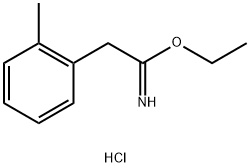 ethyl 2-(2-methylphenyl)ethanecarboximidate hydrochloride Struktur