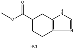 methyl 4,5,6,7-tetrahydro-1H-1,3-benzodiazole-5-carboxylate hydrochloride Struktur