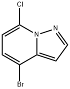 4-bromo-7-chloropyrazolo[1,5-a]pyridine Struktur