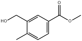 Methyl 3-(hydroxymethyl)-4-methylbenzoate Struktur